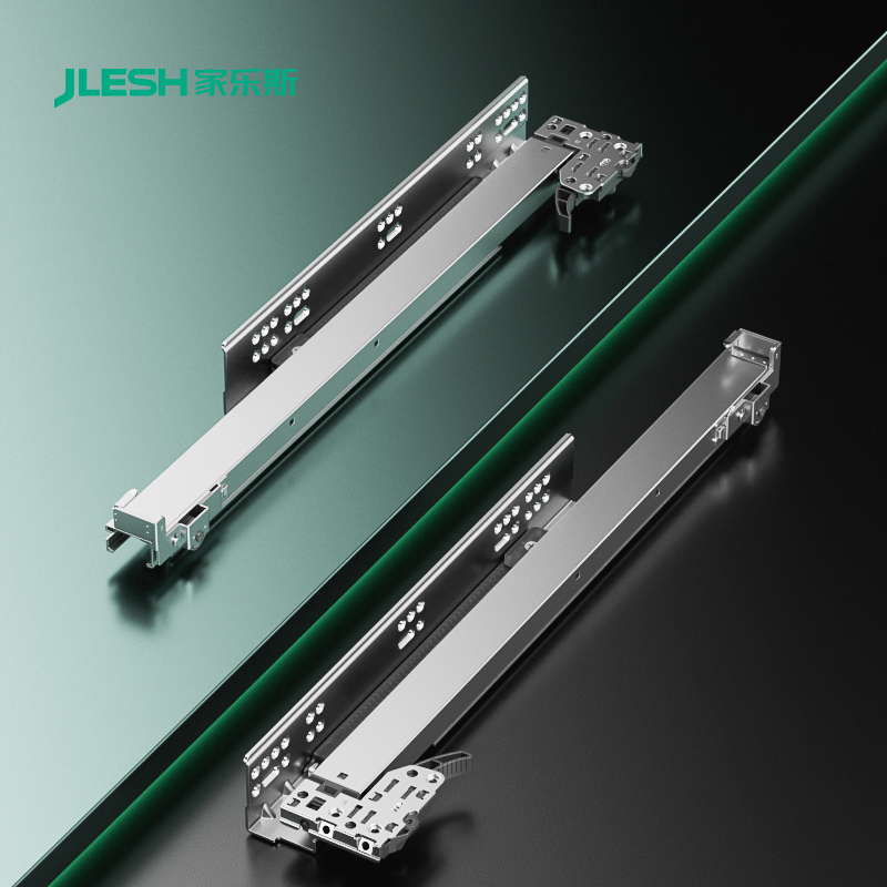 5D Synchronized Full Extension Soft-closing +tension adjustment Concealed Drawer Slides